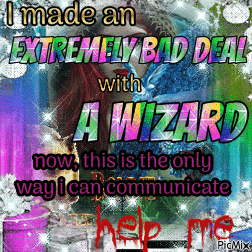 Bad Deal Wizard Blingee GIF - Bad Deal Wizard Wizard Blingee GIFs