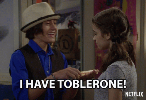 I Have A Toblerone Chocolate GIF - I Have A Toblerone Chocolate Gift GIFs