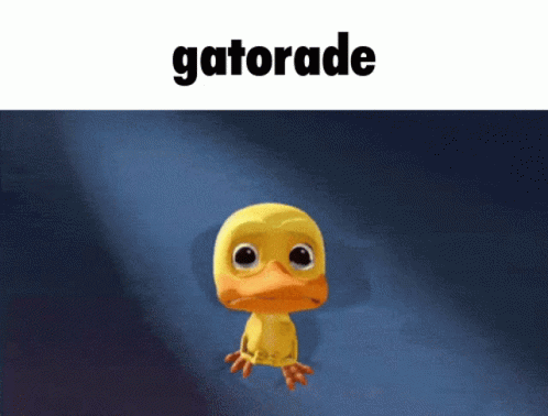 Crying Duck Gatorade GIF - Crying Duck Gatorade GIFs