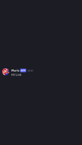 a screenshot of a mario app that says " huh how are you "