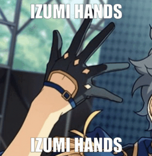 Izumi Sena Hands GIF - Izumi Sena Hands Knights GIFs