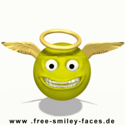 Free Smiley Faces De Emoji GIF - Free Smiley Faces De Emoji Angel GIFs