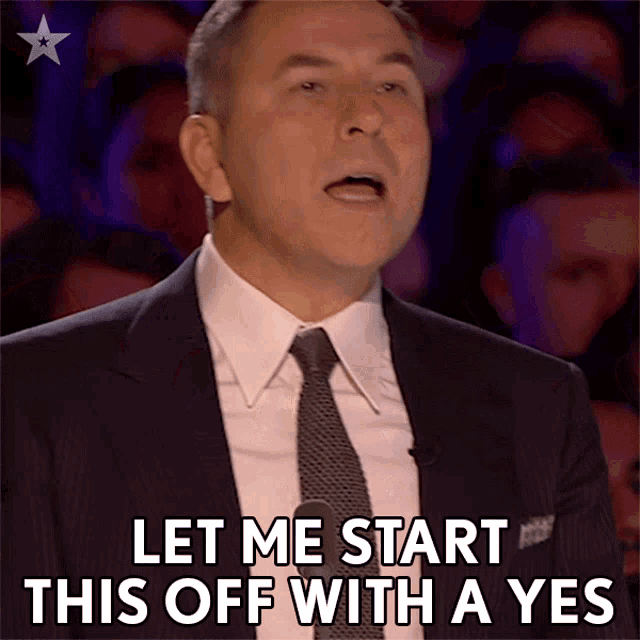 Let Me Start This Off With A Yes David Walliams GIF