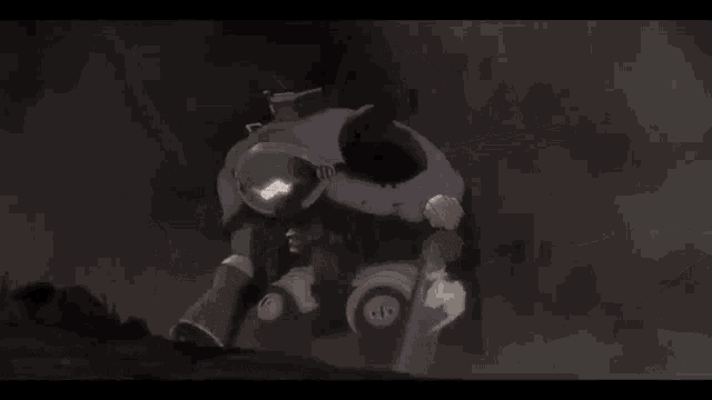 a drawing of a person in a space suit flying around a planet in space .
