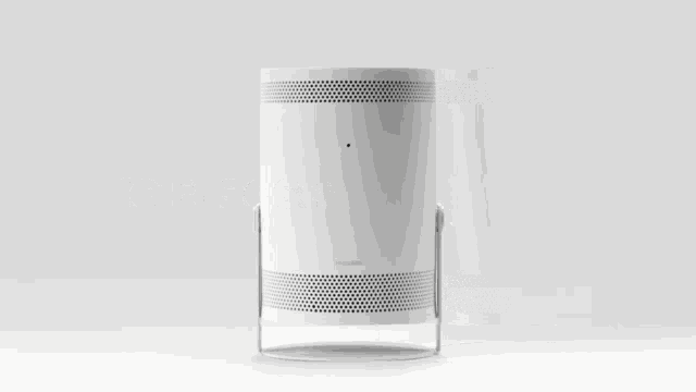 a white speaker with the words `` the freestyle '' above it .