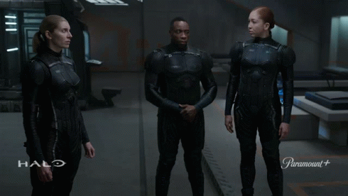 Looking At Each Other Spartan Vannak134 GIF - Looking At Each Other Spartan Vannak134 Spartan Riz028 GIFs