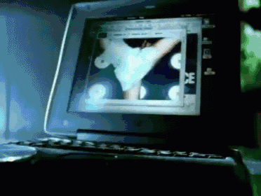 a computer screen shows a picture of a woman and the word peace on the bottom