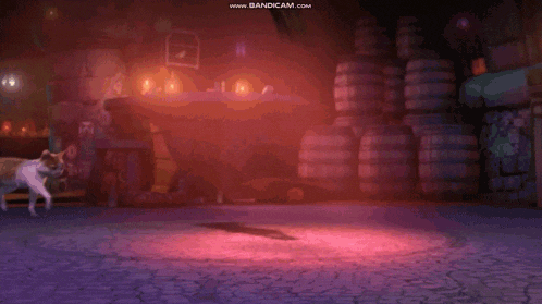 a video of a cat with a sword is being displayed on the bandcam website