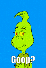 a cartoon of grinch with a blue background and the words " good " on the bottom