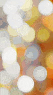 a colorful background with circles and the letter w on the bottom