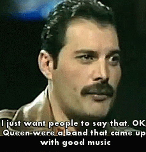 Freddie Mercury Queen GIF - Freddie Mercury Queen Good Music GIFs