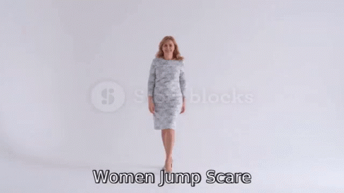 Women Jump Scare GIF - Women Jump Scare Women Jump Scare GIFs