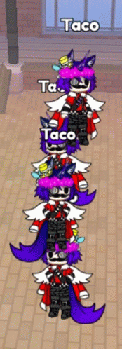 Taco Taco_kitten908 GIF - Taco Taco_kitten908 Gacha Club GIFs