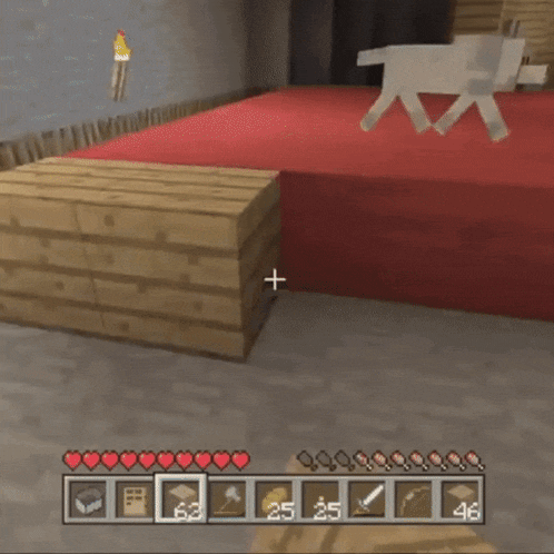 a screenshot of a video game shows a rabbit laying on the ground