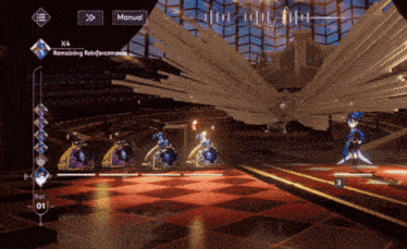 a screenshot of a video game that says x4 remaining reinforcements on it