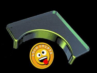 a coin with a smiley face on it that says loco crypto
