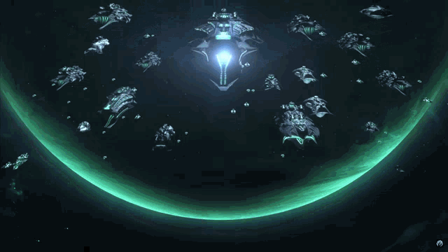 Stellaris Necroids GIF - Stellaris Necroids Fleet GIFs