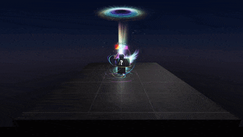 a person with wings is surrounded by a glowing light that says ' i am a unicorn '