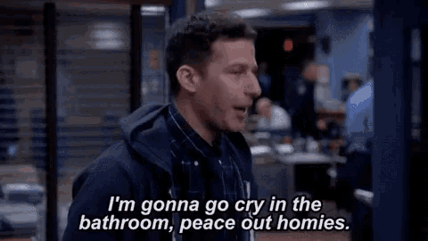 Cry Peace Out GIF - Cry Peace Out Andy Samberg GIFs