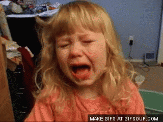 a little girl is crying with make gifs at gifsoup.com on the bottom right