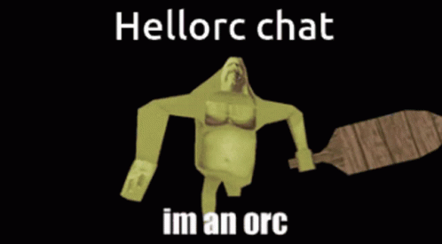 Orc Orc Wave GIF - Orc Orc Wave Im An Orc GIFs