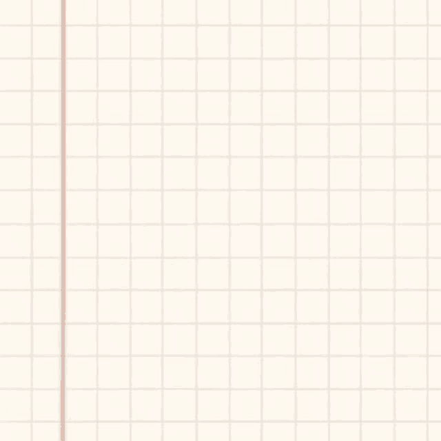 a sheet of paper with a red line on the right side of it .
