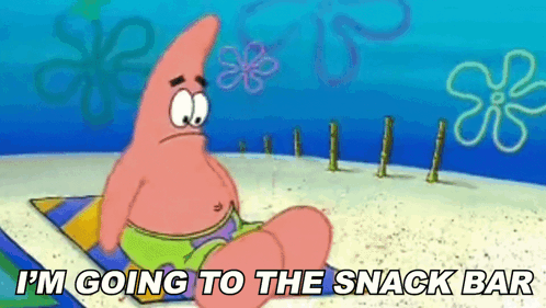 I'M Going To The Snack Bar Patrick GIF - I'M Going To The Snack Bar Patrick Snack Bar GIFs