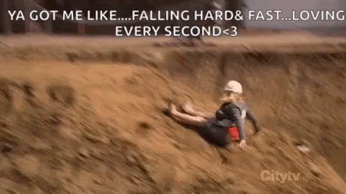 Falling Parks And Recreation GIF - Falling Parks And Recreation Love GIFs