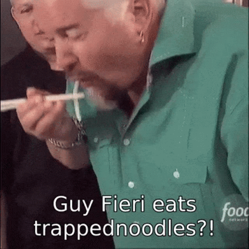 Guy Fieri Eats Trappednoodles GIF - Guy Fieri Eats Trappednoodles Trappednoodles GIFs