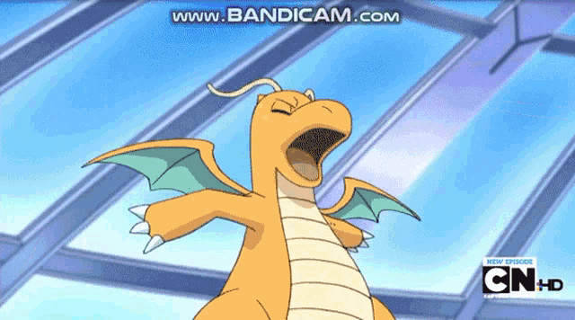a cartoon of a dragon with the words www.bandicam.com on the bottom right