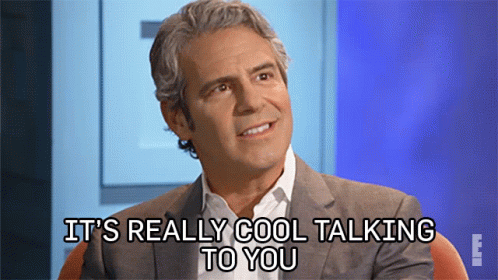 Its Really Cool Talking To You For Real The Story Of Reality Tv GIF