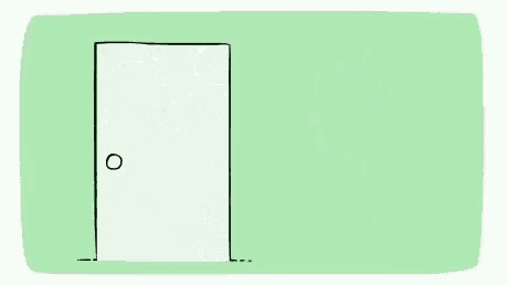 a cartoon of a monster pointing at the word look out