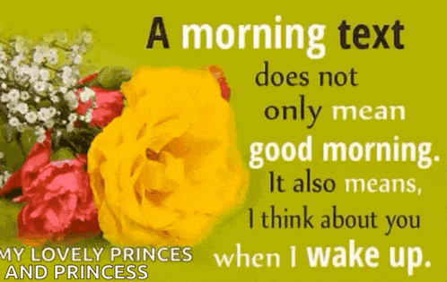 a morning text does not only mean good morning but also means i think about you when i wake up