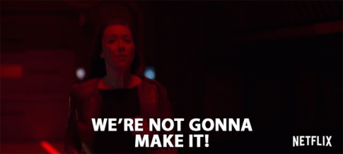 Were Not Gonna Make It Molly Parker GIF - Were Not Gonna Make It Molly Parker Maureen Robinson GIFs