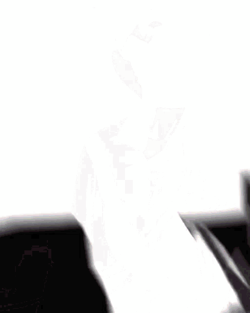 a close up of a person 's face with a blurred image of their mouth