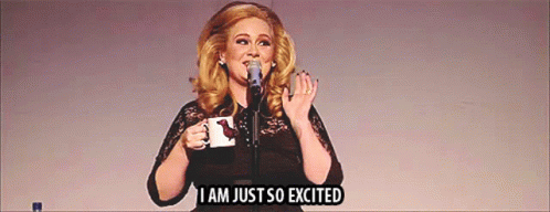 Excited Speech GIF - Excited Speech Adele GIFs