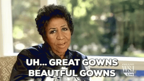 Aretha Franklin Beautiful Gowns GIF - Aretha Franklin Beautiful Gowns Great Gowns GIFs