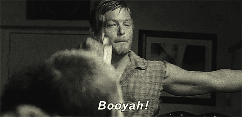 Booyah GIF - The Walking Dead Booyah Celebration GIFs