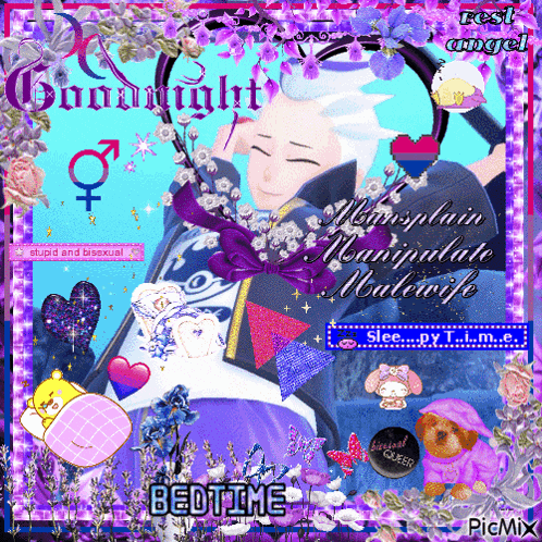a picture of a person with the words goodnight and bedtime on it