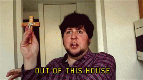 Johntron Out Of This House GIF - Johntron Out Of This House Cross GIFs
