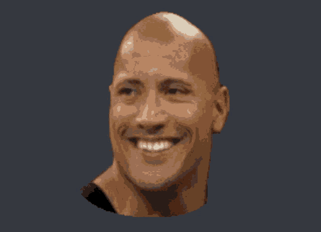 a close up of a man 's face smiling