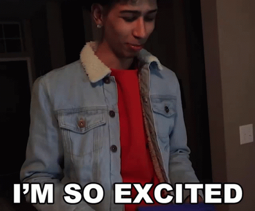 Im So Excited Elijah Rivera GIF - Im So Excited Elijah Rivera Gio And Eli GIFs