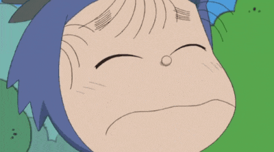 a close up of a cartoon character 's face with his mouth open