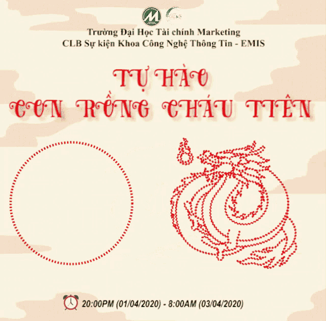 a poster that says trường đại học tai chinh marketing