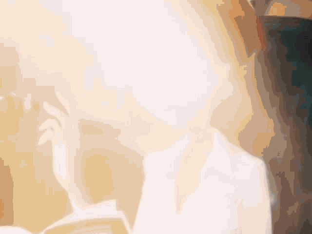 a woman is reading a book while smoking a cigarette and the sun is shining on her face .