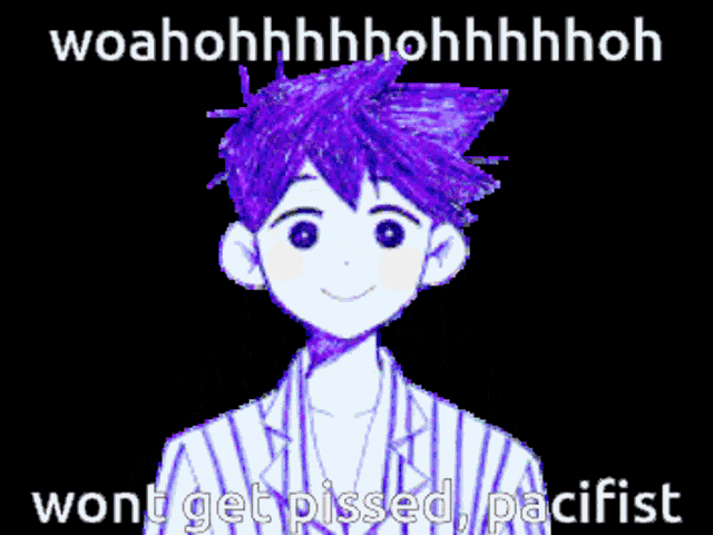 a pixel art of a girl with purple hair and a pink bow on her head