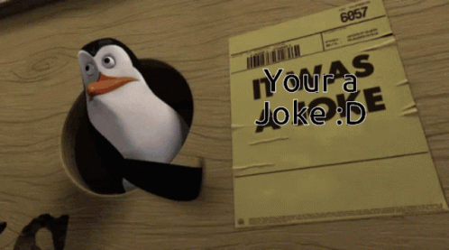 Penguin Joke GIF - Penguin Joke You Are A Joker GIFs