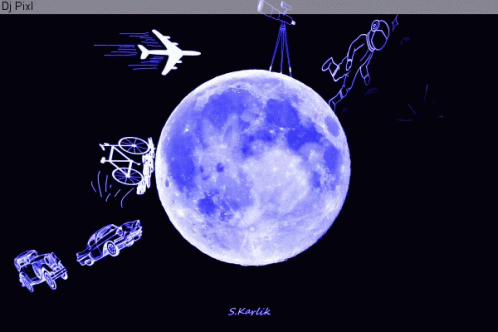 Travel Moon GIF - Travel Moon GIFs