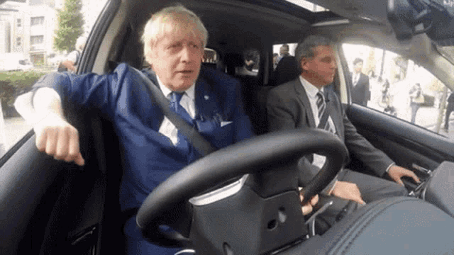 Boris Boris Johnson GIF - Boris Boris Johnson Boris Johnson Driving GIFs