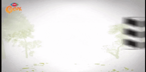 a trt logo can be seen on the bottom of a screen